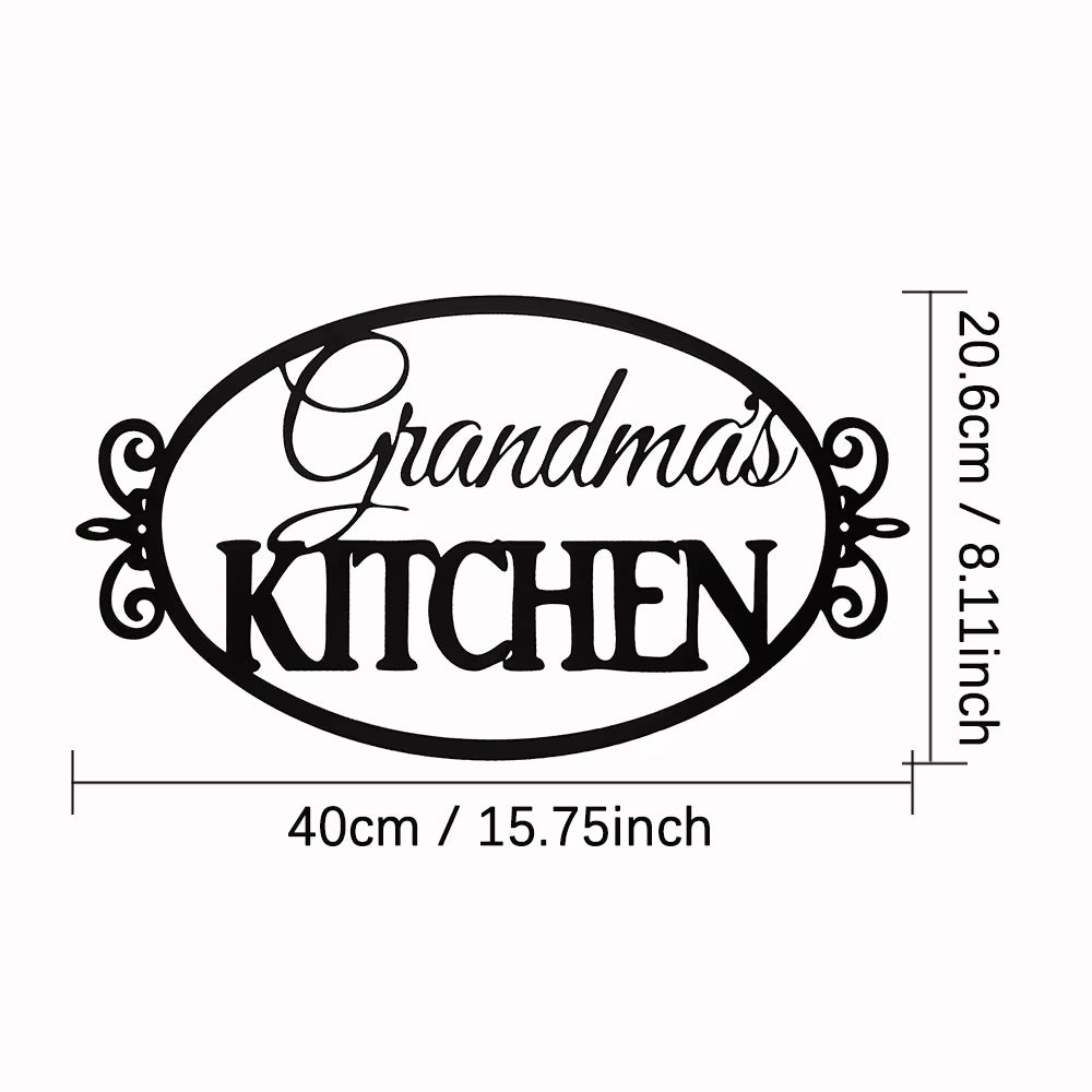 Schriftzüge - "Grandmas Kitchen"