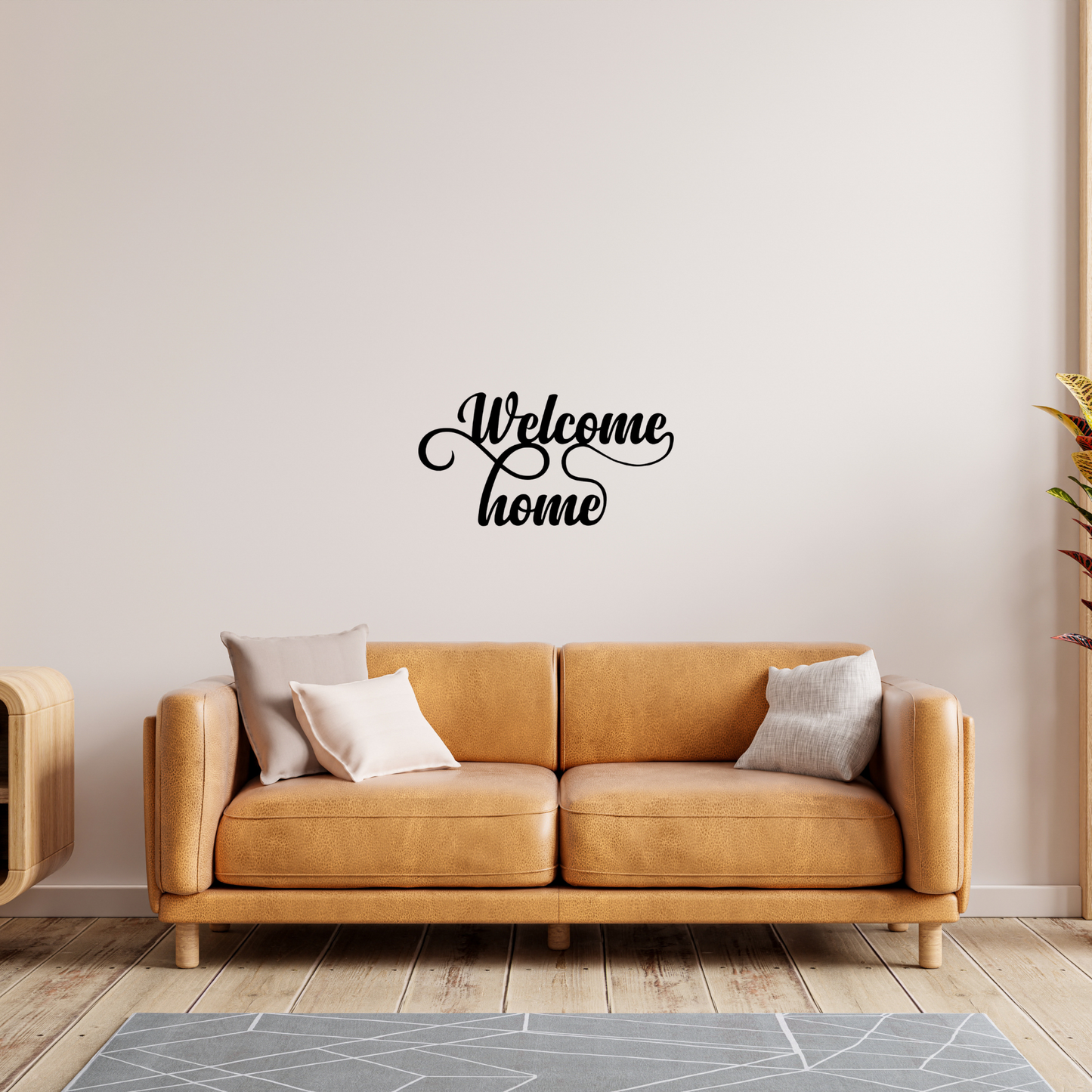 Welcome Home - lettering