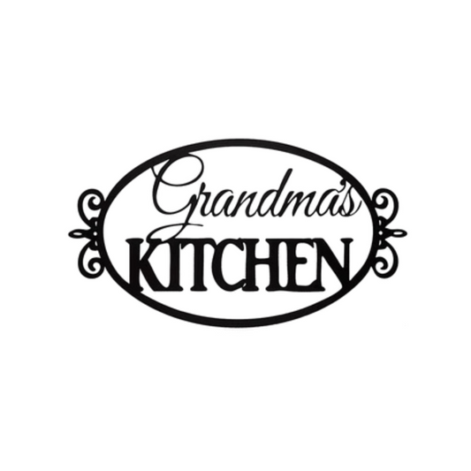 Grandma's Kitchen - lettering